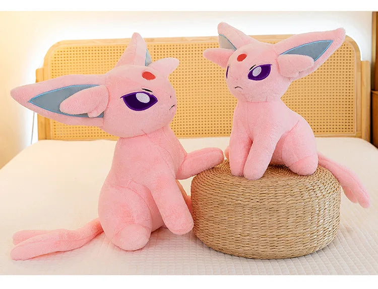 40/70cm Espeon Pokemon Plush Toys Large Anime Doll Pillow Cartoon Giant Pokémon Eifie Plushie Stuffed Gift for Kids Christmas
