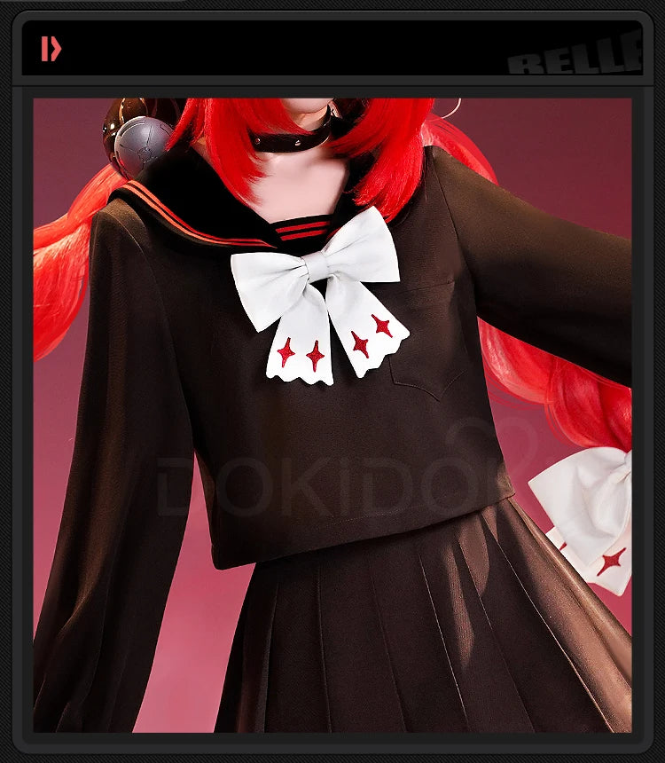 Ukinami Yuzuha Cosplay Costume Game Zenless Zone Zero DokiDoki-SR ZZZ Women Cute Pink Sweater Yuzuha Halloween Cosplay