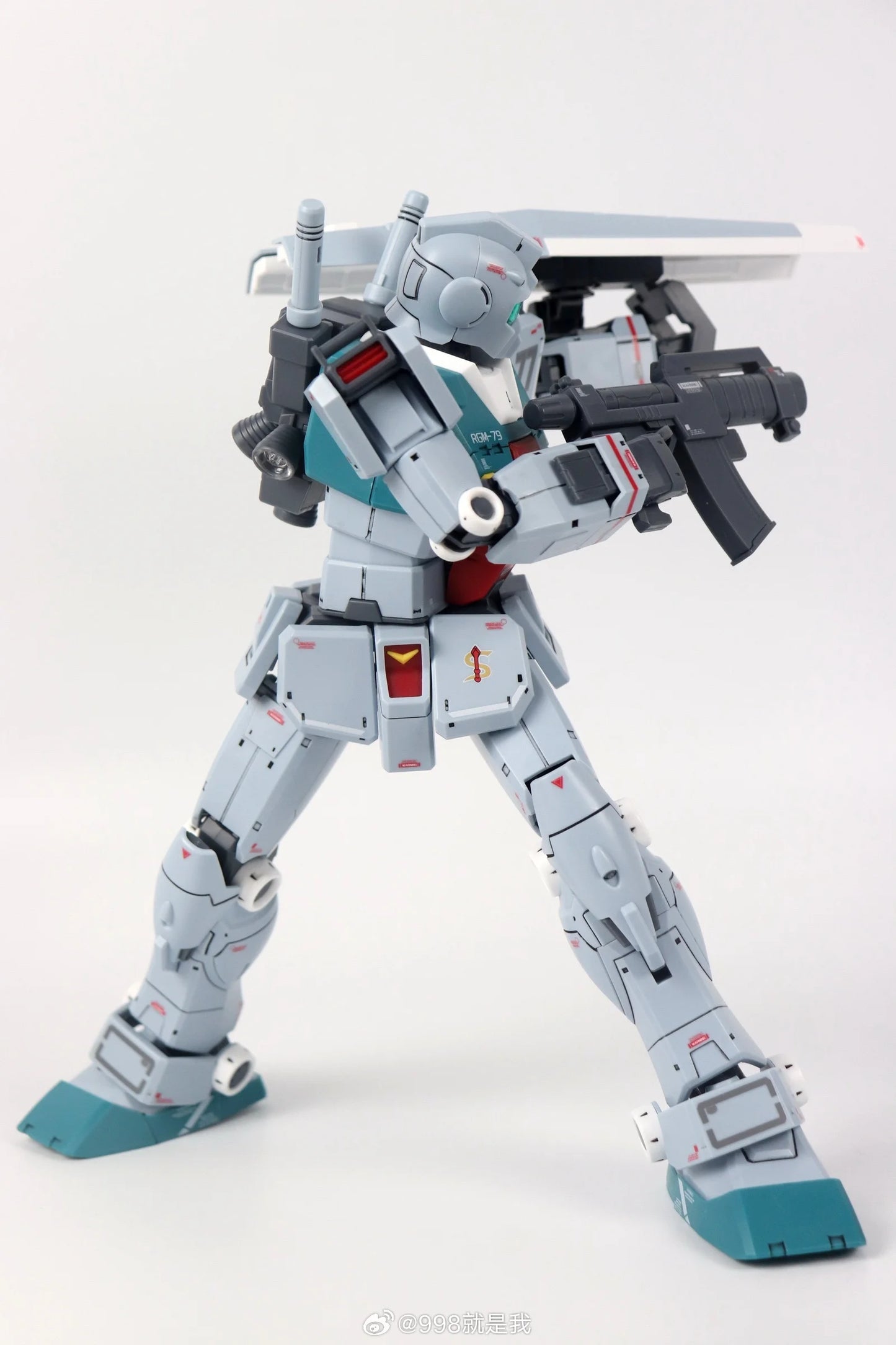 In Stock FDJ Model SLEGGAR GM 1/72 RGM-79 Assembly Model Kit Toys Action Figure Plastic Model Kits Toy Collectible Robot Gift