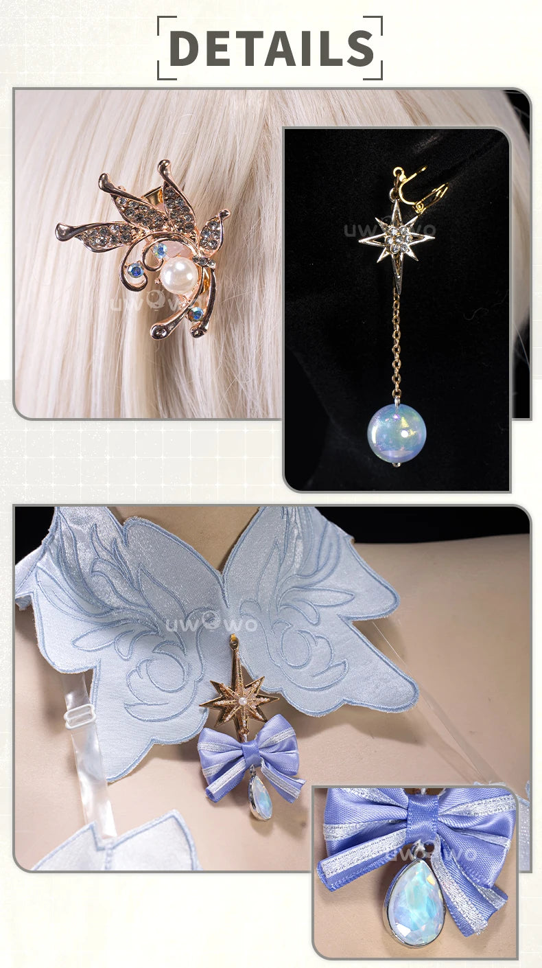 IN STOCK UWOWO Robin Cosplay Game Honkai Star Rail Fanart Robin Fairy Princess Cosplay Costume Halloween Costume