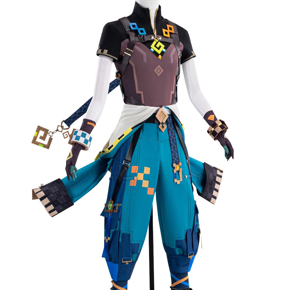 IN STOCK Kinich Costume Game Genshin Impact Cosplay【XS-3XL】DokiDoki-N Men Huitztlan Natlan Kinich Costume Cosplay Plus Size