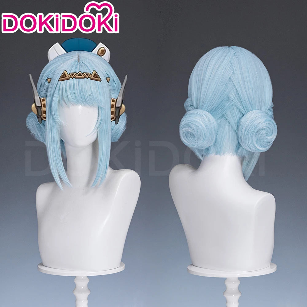 IN STOCK Ineffa Nefer Jahoda Flins Wig Game Genshin Impact DokiDoki Men Gradient Deying Hair Flins Cosplay Free Cap Halloween