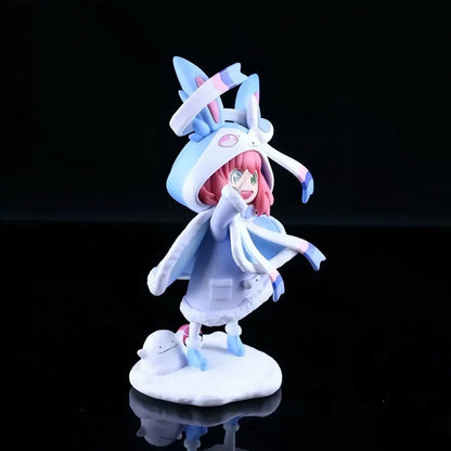 20cm Spy×Family Anime Figure Anya Forger Figure Cos Sylveon Eevee Figurine Gk Statue Model Doll Collection Room Decora Toys Gift