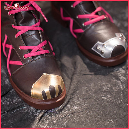 UWOWO Game League of Legends Cosplay LOL Cos Jinx Cosplay Shoes LOL Arcane Young Ver Jinx Shoes