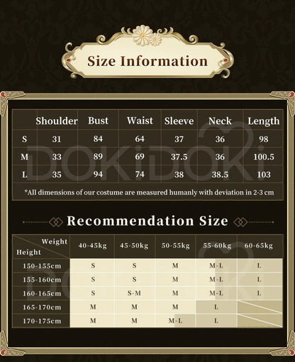 IN STOCK Perfumer Vera Nair Cosplay Costume Game Identity V DokiDoki-SR Women Halloween Costume Perfumer Judith the Dove