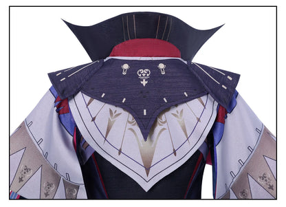 Wuthering Waves Brant Cosplay Costume Wig Uniform Hat Necklace Troupe of Fools Rinascita Carnival Halloween Party for Women Men