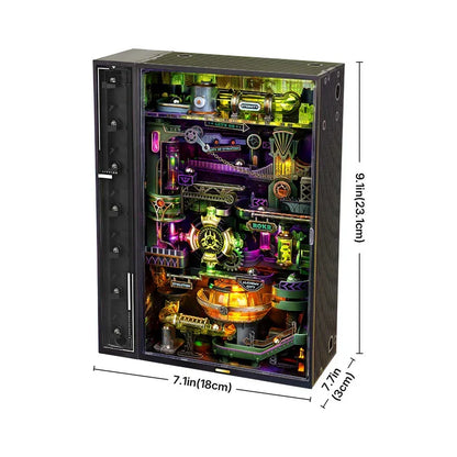 Robotime Rokr 3D Puzzle  Alchemy City Marble Run 247pcs Brain Teaser STEM Kit Mechanical DIY Hobbies for Men Women Boys Girls