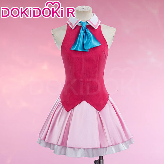 Hoshino Ai Cosplay Costume Anime Oshi no Ko Cosplay 【S-2XL】DokiDoki-R Hoshino AI Women Idol Pink Dress Costume Plus Size