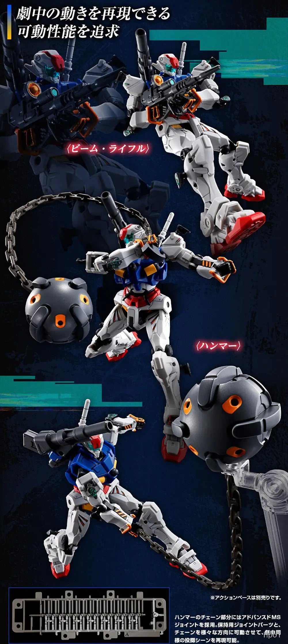 Bandai HG RGM-79 Sayla's Light-Type Guncannon 1/144 PVC Model