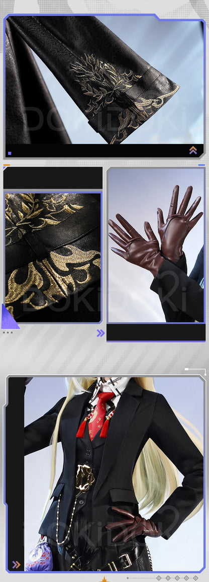 IN STOCK Vulpisfoglia Cosplay Costume Game Arknights DokiDoki-SR Vulpisfoglia Ears Tail Women Halloween Costume