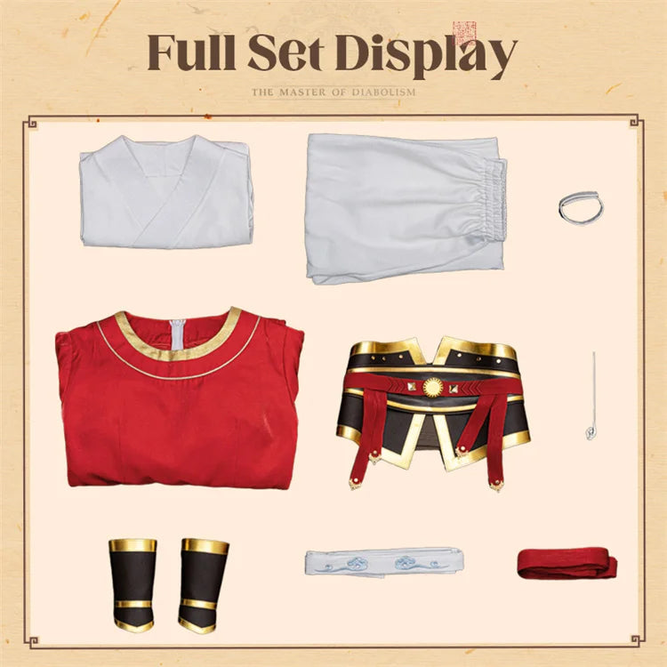 【Official】IN STOCK Wei Wuxian Cosplay Costume Anime Mo Dao Zhu Shi DokiDoki-SR Men Costume Wei Wu Xian Lan Wangji Halloween