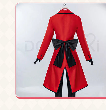 Grell Sutcliff Cosplay Costume Anime Cosplay【S-3XL】DokiDoki-N Grell Sutcliff Cosplay Men Uniform Costume Plus Size