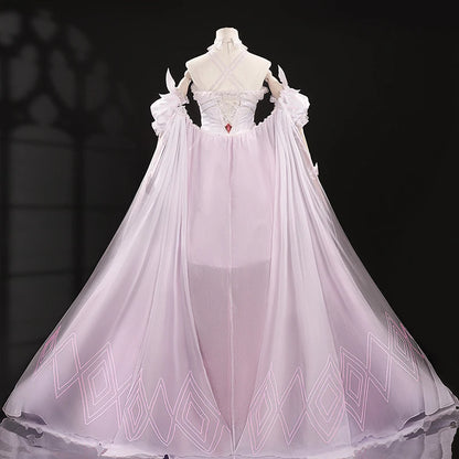 Genshin Impact Columbina Cosplay Costume Wig Dress FES 2026 Skin The Damselette Eleven Fatui Harbingers Halloween for Women Girl