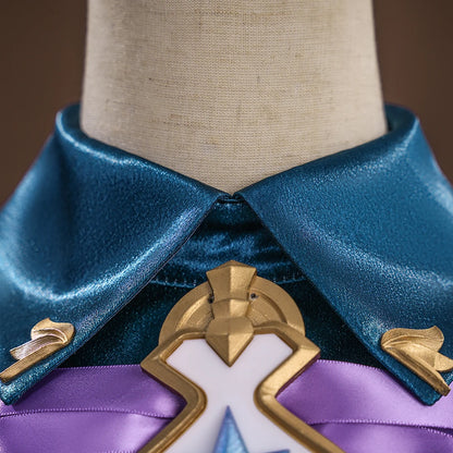 Honkai Star Rail Cerydra Cosplay Costume Wig Dress Uniform Crown Wings Headwear Halloween Party for Women Girls Carnival iCoser