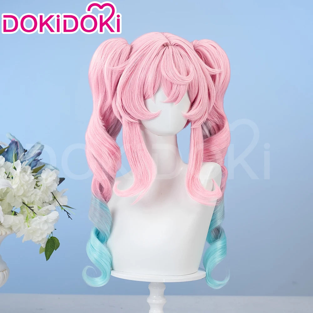 IN STOCK Castorice Hyacine Wig Game Honkai: Star Rail DokiDoki Halloween 100cm Long Hair Castorice Cosplay Headwear Free Cap