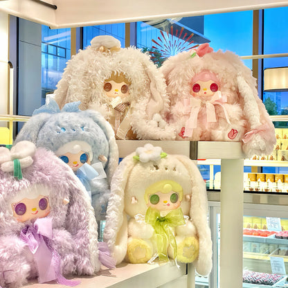 Yooki 400% Bunny'S Florall Fragments Series Vinyl Blind Box Doll Accompany Soft Plush Doll Mystery Box Desktop Ornament Toy Gift