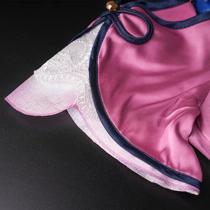 Anime Date A Live Mukuro Hoshimiya Cosplay Costume Dress Spirit Form Outfit Lilac White Astral Qipao Halloween for Women Girls