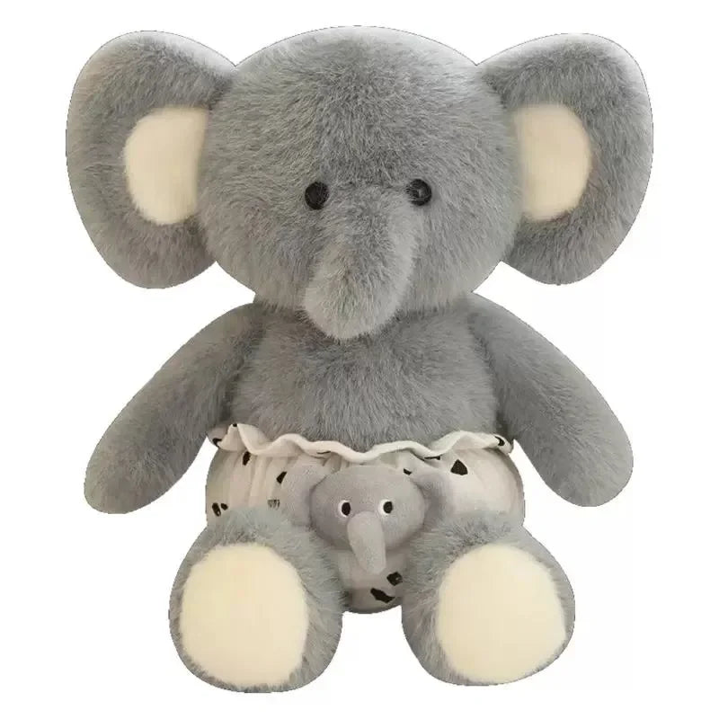 Creative Run Fast Series Plush Toys Cartoon Stuffed Animals Soft Nappies Huggies Elep Cute Wolf Babys Appease Pillow Kid Gifts