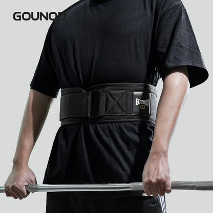 Gounod Weight Lifting Belt Back Support Workout for Squats Deadlifts Powerlifting Cross Training Men Women