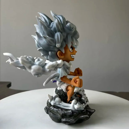 22cm One Piece Luffy Anime Figure Sun God Nika Gear 5 Luffy Figurine Pvc Action Model Statue Collectible Desk Decor Toy Gifts