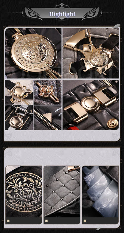 IN STOCK Zani Cosplay Costume Game Wuthering Waves DokiDoki-SR Women Costume Zani Cosplay Wig Metal Accessories Halloween