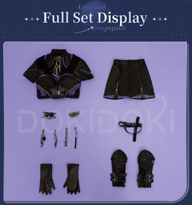IN STOCK Nightwalker Heroine Cosplay Costume Game Love and Deepspace DokiDoki-SR Women Uniform Costume Qiyu Rafayel Cosplay