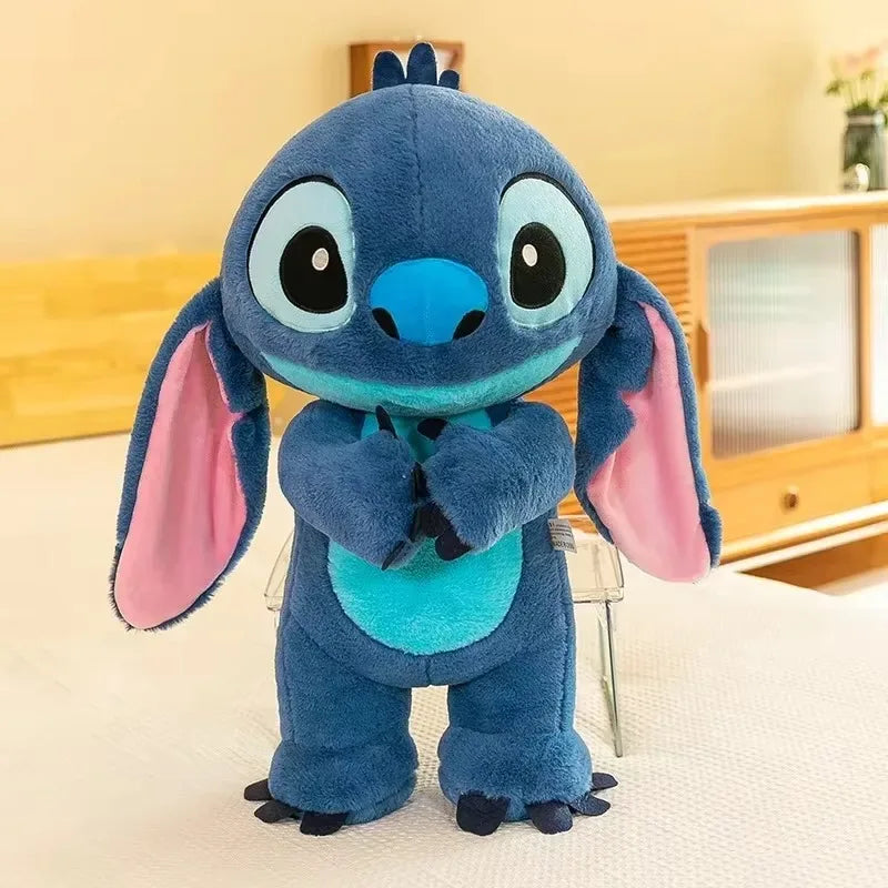 80cm Big Size Disney LILO & Stitch Anime Plush Stuffed Doll Room Plushies Pillow Kawaii Ornaments Children's Holiday Gifts