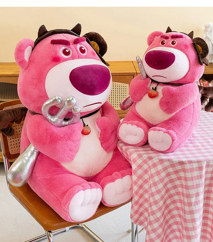 45/60/75cm Big Size Lotso Disney Anime Plush Stuffed Doll Kawaii Room Decor Plushies Children Cartoon Pillow Holiday Gifts