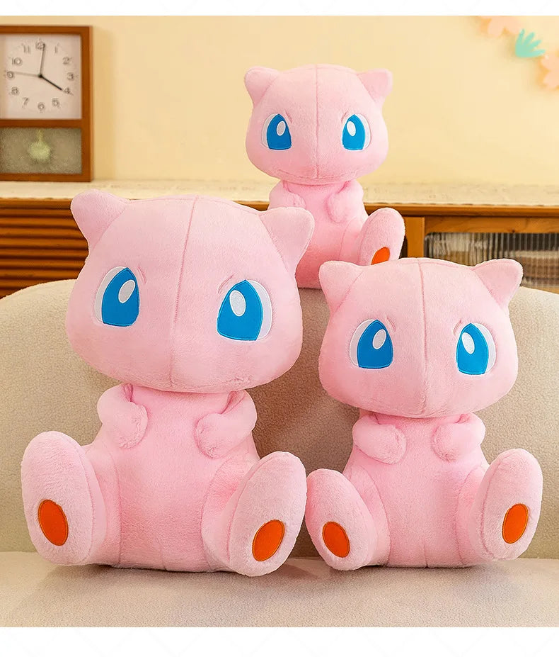 45/55cm Big Size Pokemon Mew Cartoon Anime Plush Stuffed Doll Room Decoration Plushies Pillow Peluche Ornaments Children's Gifts