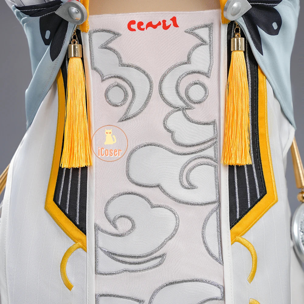 Zenless Zone Zero Ye Shunguang Cosplay Costume Wig Dress Headwear Carnival Game Outfit Halloween Party for Women Girls Role Play