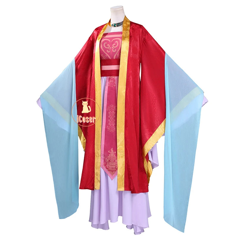 Anime The Apothecary Diaries Gyokuyou Cosplay Costume Dress Headwear Precious Consort Kusuriya No Hitorigoto Hanfu Women Girls