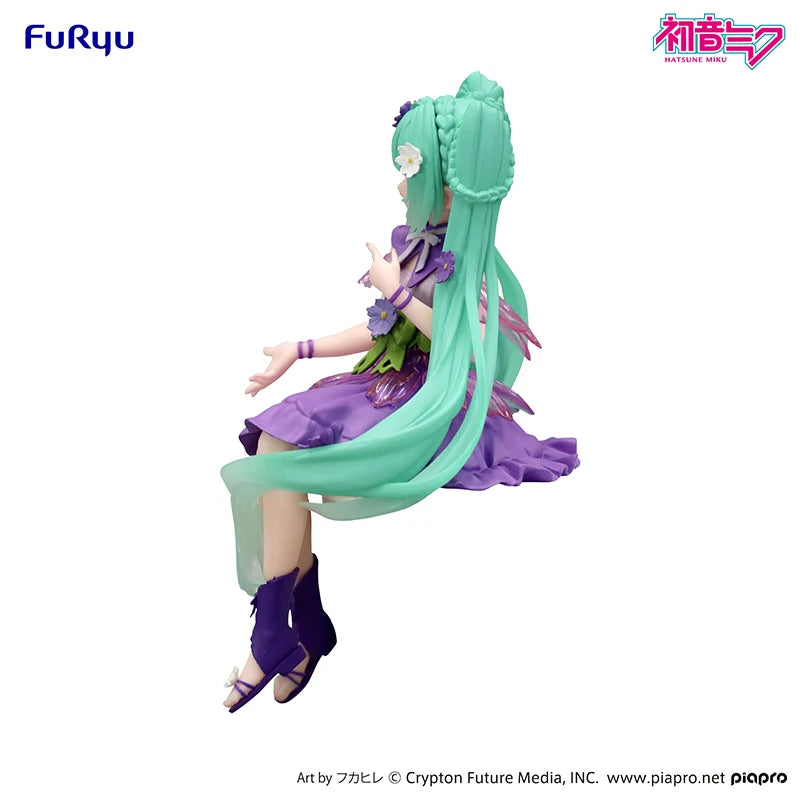 FuRyu Hatsune Miku Flower Fairy Purper Cosmos 14CM PVC Model