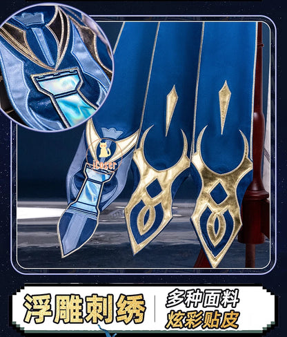 Honkai Star Rail Cerydra Cosplay Costume Wig Dress Uniform Crown Headwear Festival Halloween Party for Women Girls Carnival Prop