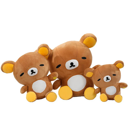 Hot 60cm Cute Plush Teddy Bear for Kids Birthday Xmas Gift Soft Snuggle Toy Stuffed Animal Cute Kuma Doll for Girls Hug Pillow