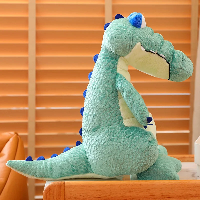 25-50cm Cartoon Crocodile Plush Toy Cute Alligator Soft Plushies Stuffed Animal Cayman Doll Boy Girl Birthday Gift