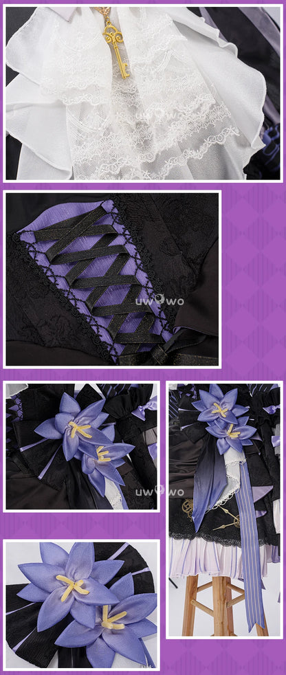 UWOWO Herta Cosplay Game Honkai Star Rail Fanart The Herta Lolita-Style Gown Cosplay Costume Halloween Costume