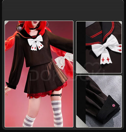 Ukinami Yuzuha Cosplay Costume Game Zenless Zone Zero DokiDoki-SR ZZZ Women Cute Pink Sweater Yuzuha Halloween Cosplay