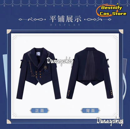 Genshin Impact Furina Cosplay Costume XS-XL Polyester Set