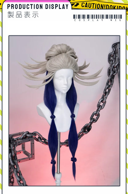 Tamsy Amo Riyo Wig Anime Gachiakuta DokiDoki Men 100cm Long Hair Amo Empool Caines Tamsy Cosplay Heat Resistant Wig Free Cap