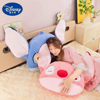 35/50/65cm Big Size Lilo & Stitch Anime Plush Stuffed Doll Kawaii Room Decoration Plushies Pillow Ornament Children Holiday Gift