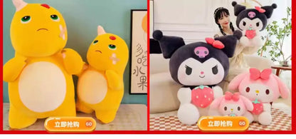 40/50/70CM Big Size Pokémon Eeveelutions Plushies Anime Stuffed Toy Cartoon Comfortable Soft Doll Ornament Bolster Gift for Kid