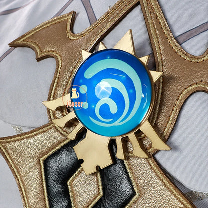 Genshin Impact Dahlia Cosplay Costume Wig Uniform Cloak Jacket Hat New Skins Outfit Halloween Party Women Men Role Play iCoser