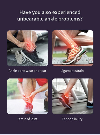 1pc Pressurized Bandage Ankle Support Ankle Brace Protector Foot Strap Elastic Belt Fitness Sports Gym Badminton Accessory