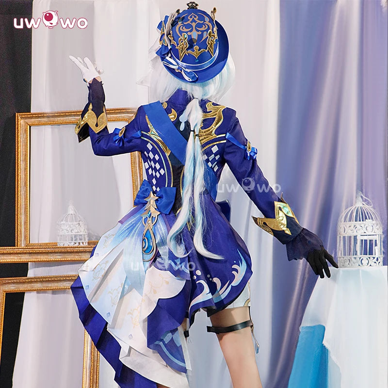UWOWO Collab Series：Furina Cosplay GAME Genshin Impact Furina Focalors Hydro Archon Fontaine Rococo Furina Cospaly Outfit