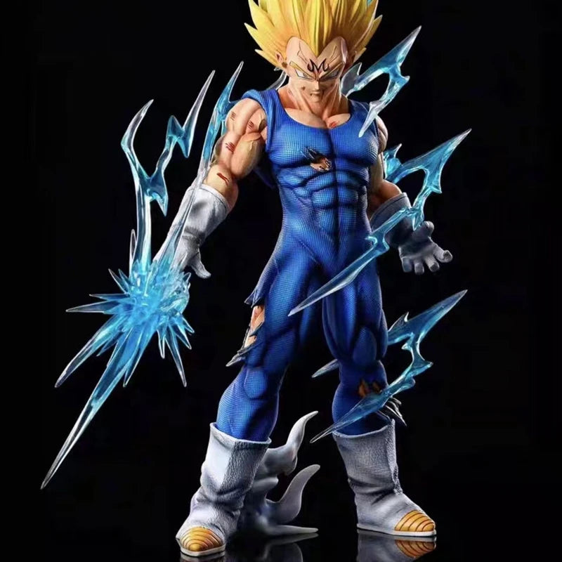 28cm Dragon Ball Z Anime Figure Majin Vegeta Action Figure GK Super Saiyan Vegeta Figurine Adult Collection Model Toys Gifts