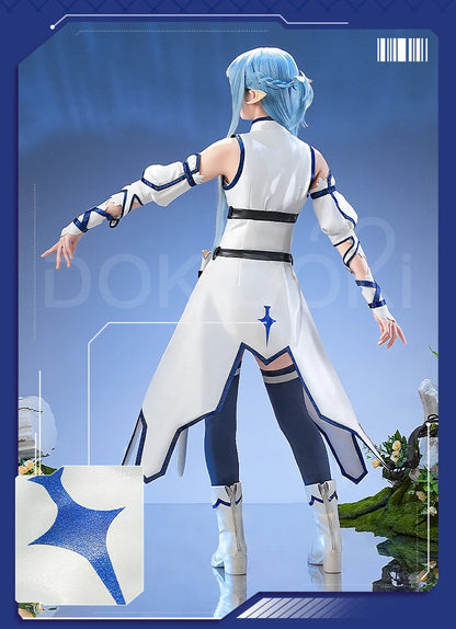 IN STOCK Yuuki Asuna Cosplay Costume Anime Sword Art Online DokiDoki-SR Female Costume Water Elf Asuna Cosplay