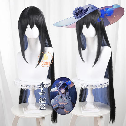Honkai Star Rail Constance The Dahlia Cosplay Costume Dress Uniform Hat Tail Ever-Flame Mansion Halloween Party Women Girls Cos