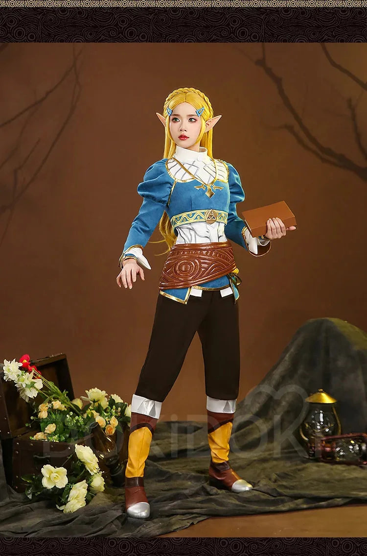 IN STOCK Princess Cosplay Game Costume【S-3XL】DokiDoki-R Cloak Linkk Cosplay Plus Size