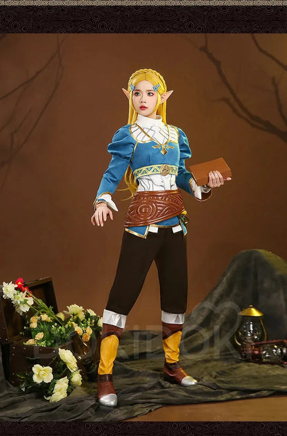 IN STOCK Princess Cosplay Game Costume【S-3XL】DokiDoki-R Cloak Linkk Cosplay Plus Size