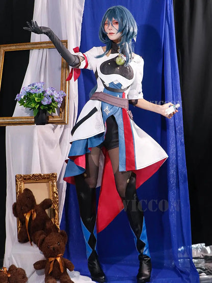 Honkai Star Rail Natasha Cosplay Costume Set Polyester